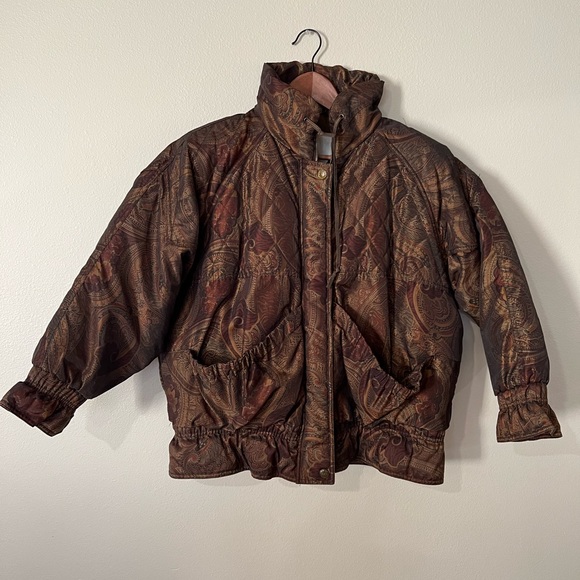 Vintage 1980s Giacca ski puffer coat - Picture 2 of 14
